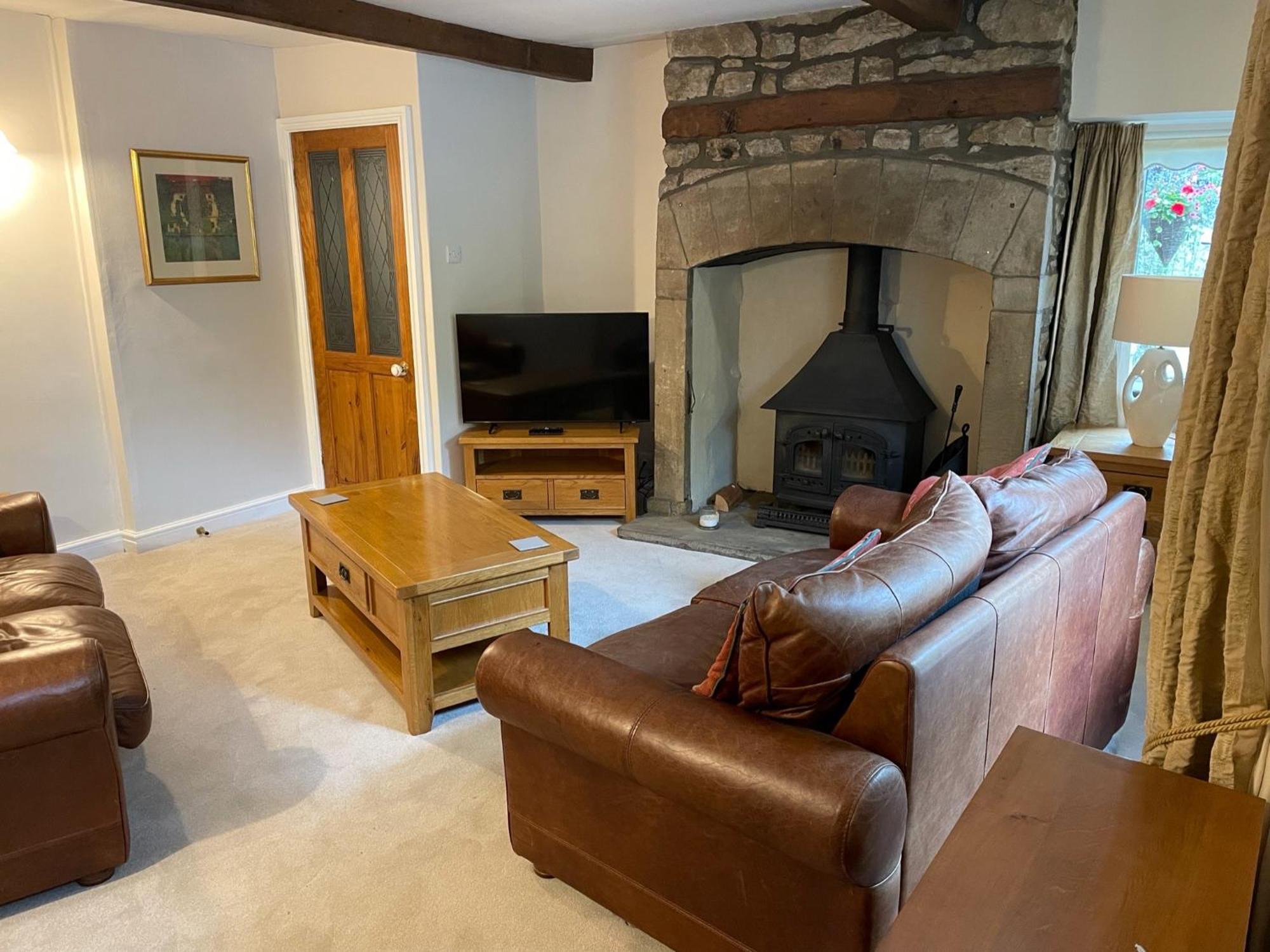 Hotel Ashfield House Grassington Pokój zdjęcie The living room at The Old School House, 2019